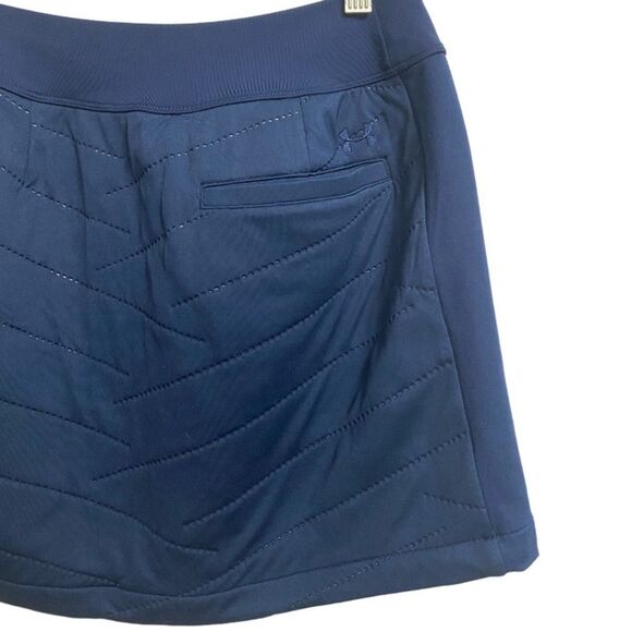 NWT Under Armour Storm ColdGear Reactor Quilted Golf Skirt Size S Athletic Navy - Picture 10 of 16